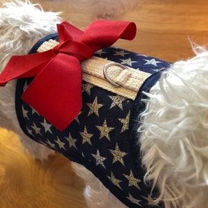 Americana Small Dog Harness, Made in USA, dog harnesses, pet clothing