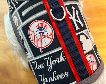 Arnés para perros pequeños, New York Yankees, fabricado en EE. UU., arneses para perros, ropa para mascotas