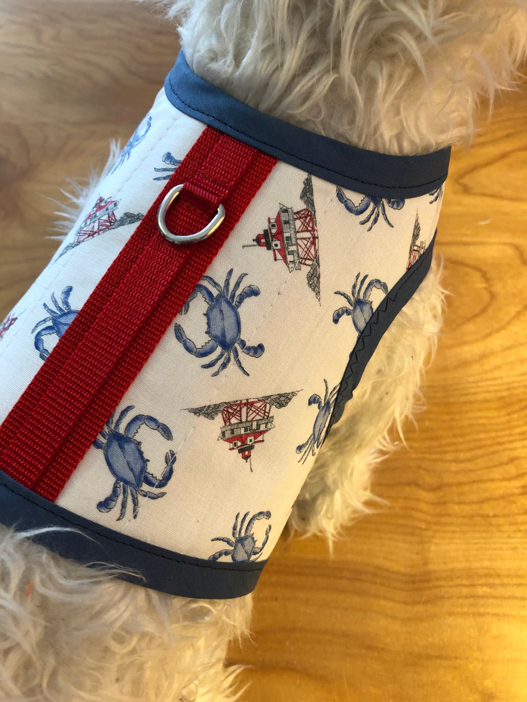 Chesapeake Bay Small Dog Harness Made in USA, Dog Harness, Dog