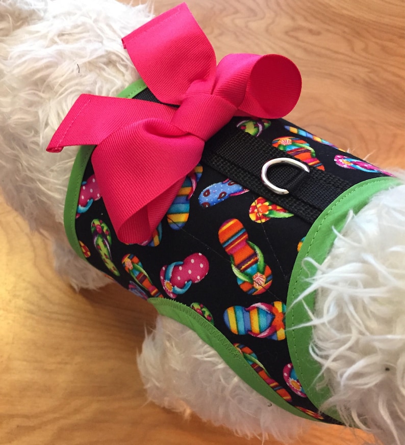 Flip Flops Small Dog Harness Made in USA Dog Harness Dog Etsy