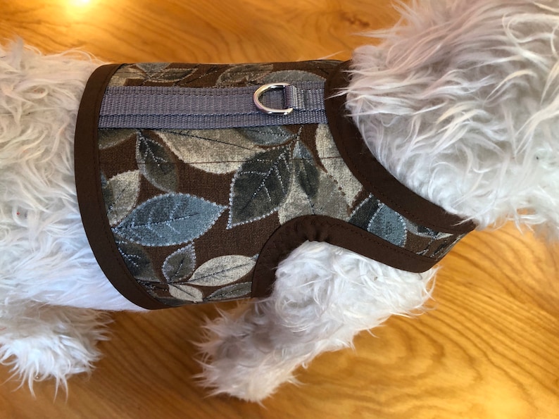 Antique Leaves Small Dog Harness Made in USA Dog Harnesses Etsy