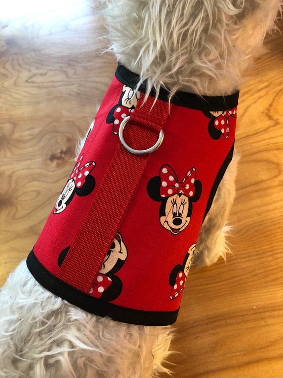 Arnés para perros pequeños inspirado en Minnie, Made in USA