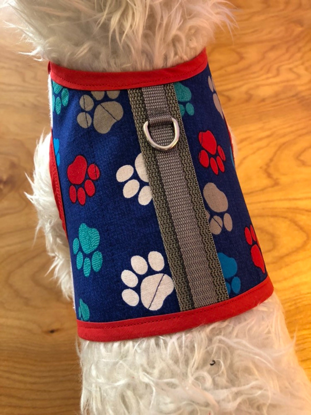 Happy Paw Prints Small Dog Harness Made in USA, Dog Harnesses, Pet Clothing Etsy