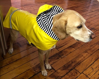 New Hooded Dog Rain Jacket, Dog Raincoat, Dog Rain Coat, Dog Jacket, Dog Coat, Dog Jackets