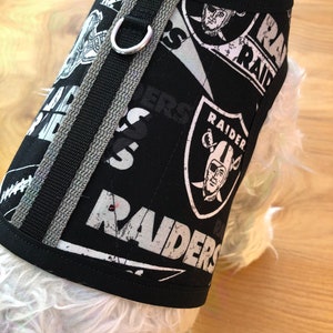 Small Dog Harness, Las Vegas Raiders Made  in USA, dog harnesses, pet clothing