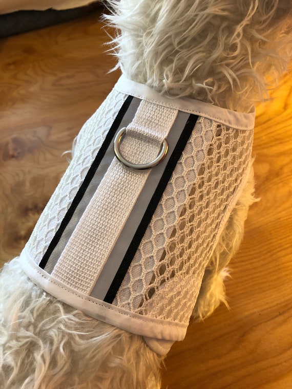 Reflective Tape, Breathable Mesh Small Dog Harness Made in USA