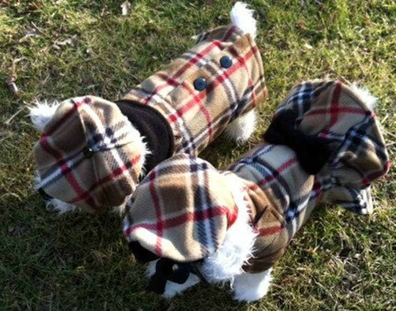 British Plaid Dog Beret Hats for Dogs Dog Hat Etsy