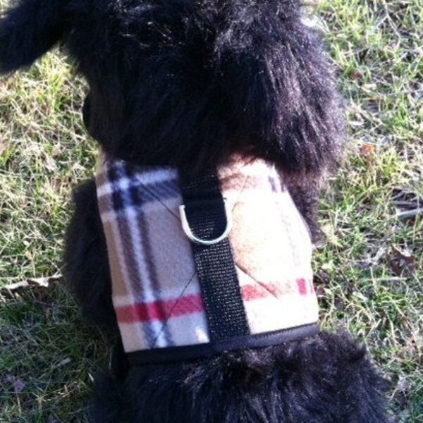 Burberry Dog Harness Etsy