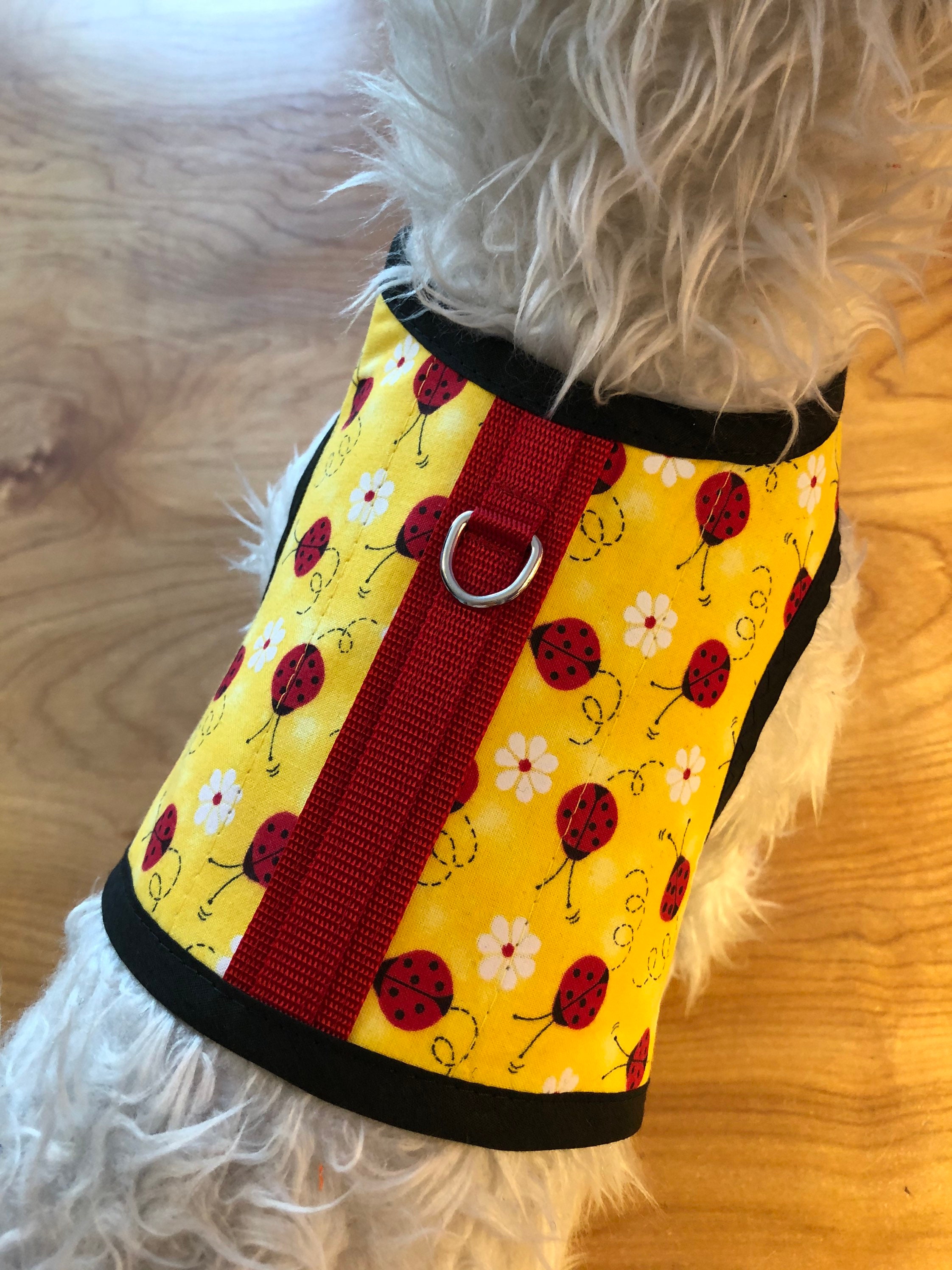 Ladybug Small Dog Harness Made in USA Dog Harnesses Pet Etsy UK