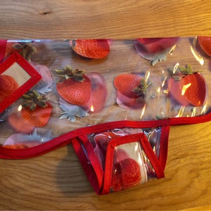 Strawberries  Dog Rain Jacket, Dog Rainjacket, Dog Coat, Dog Jacket, Dog Jackets, pet clothing