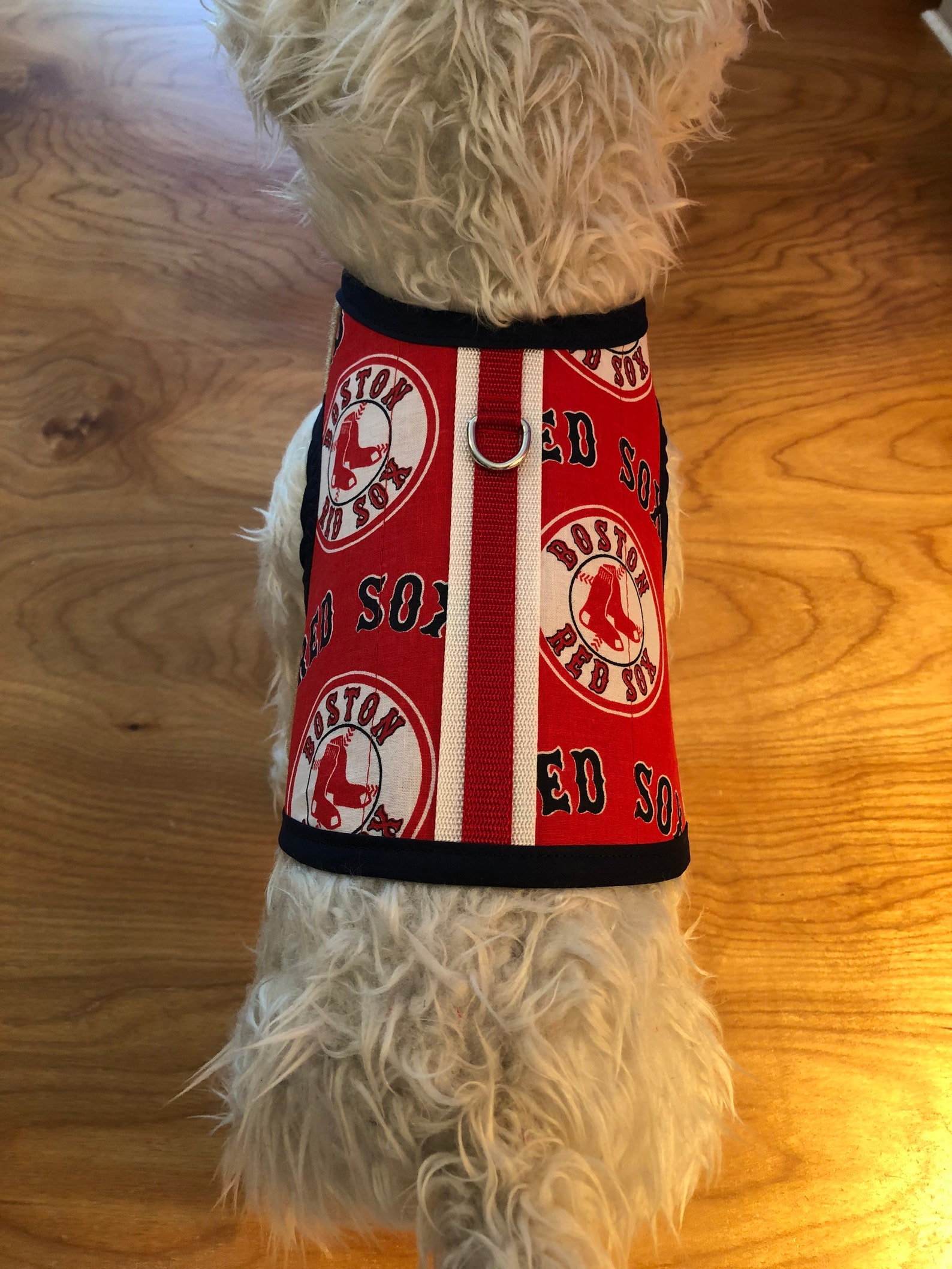 Small Dog Harness Boston Red Sox Made in USA dog harnesses Etsy