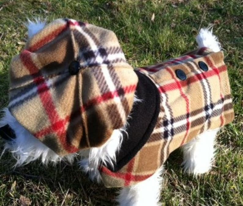 British Plaid Dog Beret Hats for Dogs Dog Hat Etsy