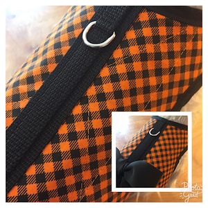 Warm  Check Small Dog Harness Made in USA, dog harness, dog harnesses