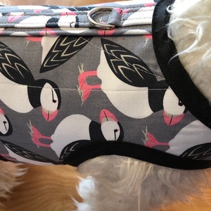 Puffins Small Dog Harness Made in USA, dog harnesses, pet clothing