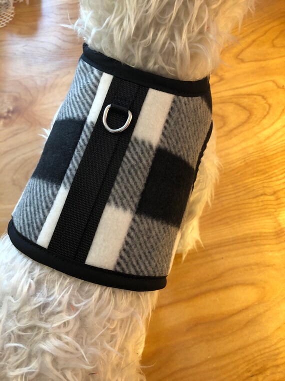 Buffalo check dog harness cheap