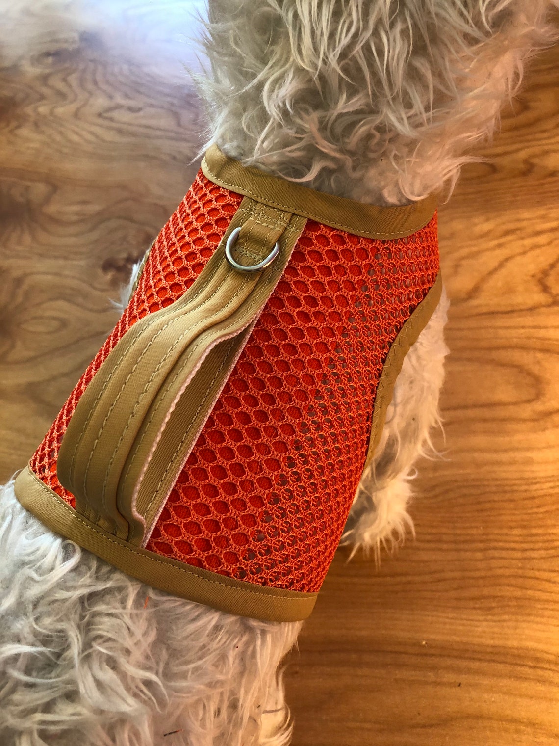 Grab handle Small Dog Harness Breathable mesh Made in USA Etsy