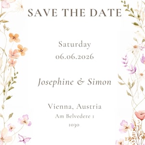 Save the Date-kaarten, bruiloftsbloemen, bloemen