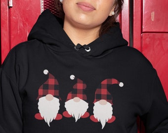 Gnome Festive Holiday Christmas Hoodie, Christmas Gift