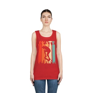 Men's Skater Silhouette Tank Top: Retro Skate Tee bild 3
