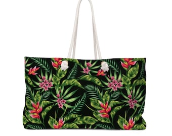 Weekend Bag Everything Bag Tropical Bag Shopping Artist's and Music Bag