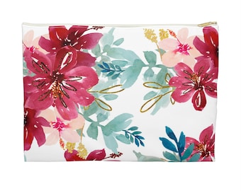 Makeup Bag Floral Everything Bag Accessory Pouch