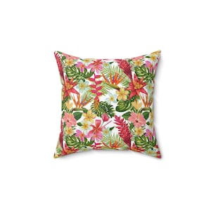 Decorative Pillows Hawaiian Pillow Polyester Square Pillow