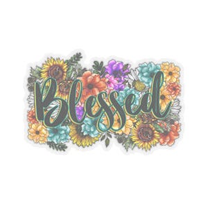 Christian Blessings Kiss-Cut Stickers, Religious Faith Sticker Set, Inspirational Bible Verse Decals, Christian Planner Accessories,