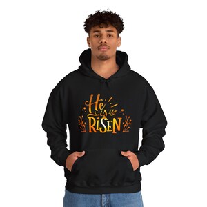He Is Risen Jesus Christian Hoodie, Tshirt, Unisex Sweatshirt, Easter Gift, Religious Apparel