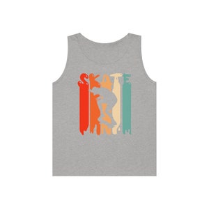 Men's Skater Silhouette Tank Top: Retro Skate Tee bild 8