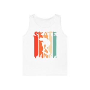 Men's Skater Silhouette Tank Top: Retro Skate Tee bild 7