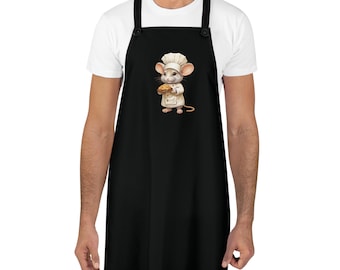 Chef's Apron Cook's Apron Barista's Apron Culinary Mouse Chef's Apron Gift (Personalization Optional)