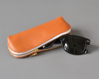 Leather Glasses, Sunglasses Case, Pouch