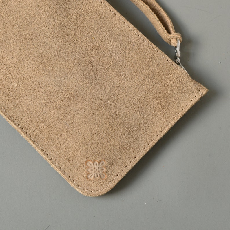Leather Zip Coin Purse Card Wallet image 6