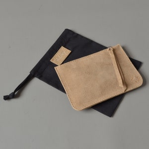 Leather Zip Coin Purse Card Wallet image 8