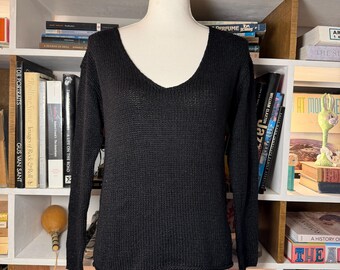 Ralph Lauren Black Label Sparkly Knit Top NWT deadstock vintage