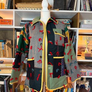 Giacca da lavoro patchwork Bode — Pezzo unico d'archivio