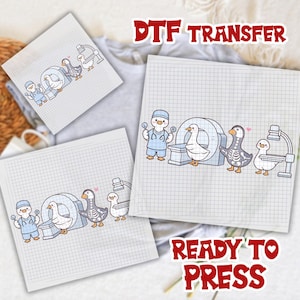 Radiologic Technologist Goose DTF Transfer, Funny X-Ray Tech Dtf, Radiologic Technologist Dtf, CT MRI Goose Ready To Press