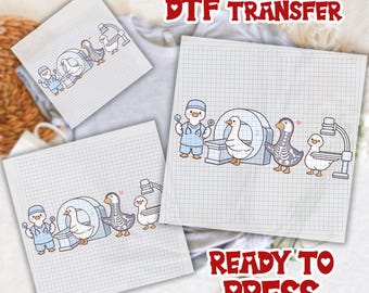 Radiologic Technologist Goose DTF Transfer, Funny X-Ray Tech Dtf, Radiologic Technologist Dtf, CT MRI Goose Ready To Press