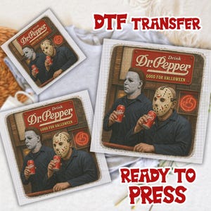 Halloween Horror Characters Dtf, 2025 Halloween Dtf, Scary Movie Dtf, Horror Dtf, Horror Movie Halloween Dtf, Funny Halloween Dtf Gang Sheet