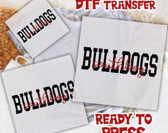 Custom School Mascot DTF Transfer, Personalized Team Spirit Dtf, Game Day Dtf, Cheer Mascot Dtf, Girly Mascot Dtf, Back To School Gift