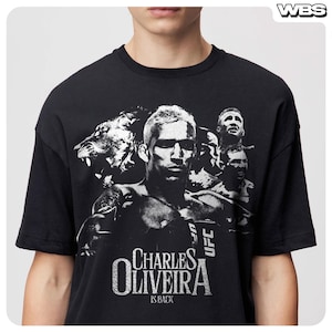 Charles Oliveira shirt. Vintage UFC Shirt: Fight Night Tee for Fans