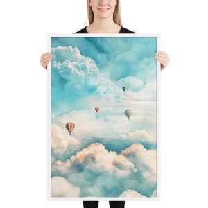 Hot Air Balloon Kids Wall Art Set