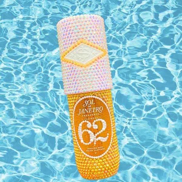 Bedazzled Sol de Janeiro Mist | Refillable Bling Cheirosa ’62 Spray | Sparkly Perfume Bottle Gift for Her | Full