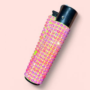 Refillable Bedazzled Lighter | Bling Clipper with Rhinestones | Sparkly Gift for Her | Custom Aesthetic Lighter