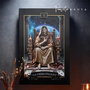 Lo Ierofante – Giordano Bruno - Arcani Maggiori, Tarocchi