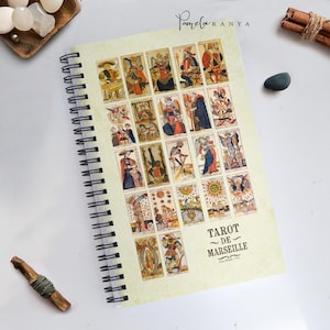 Tarot de Marseille Notebook - Major Arcana, Jean Dodal 1701