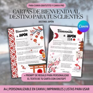 Carta de Bienvenida para Clientes - Plantilla Editable en Canva - Agencia de Viajes y Concierge - Diseño Personalizable - Descarga Digital