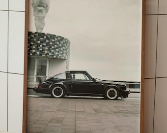 Vintage Porsche 911 Poster Digital Download,Retro Porsche Print,Porsche Wall Art,Black and White Old Porsche Print,Porsche Gifts,Iconic Cars