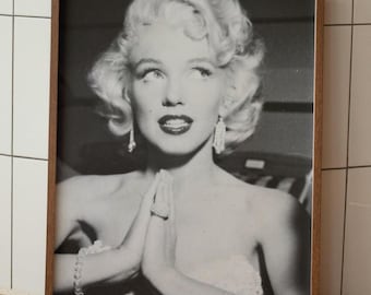 Marilyn Monroe Poster, schwarz weiß, Marilyn Monroe Druck, feine Wand Kunst Fotografie, Mode Druck, Vintage Poster, alter Hollywood Druck