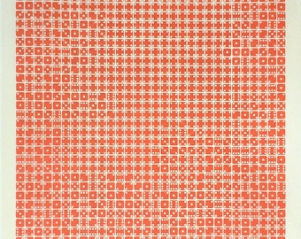 Metis - Letterpress Dice Print - Relief Print